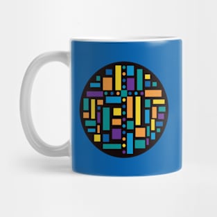 Stained Glass Window Circles 5 Mug